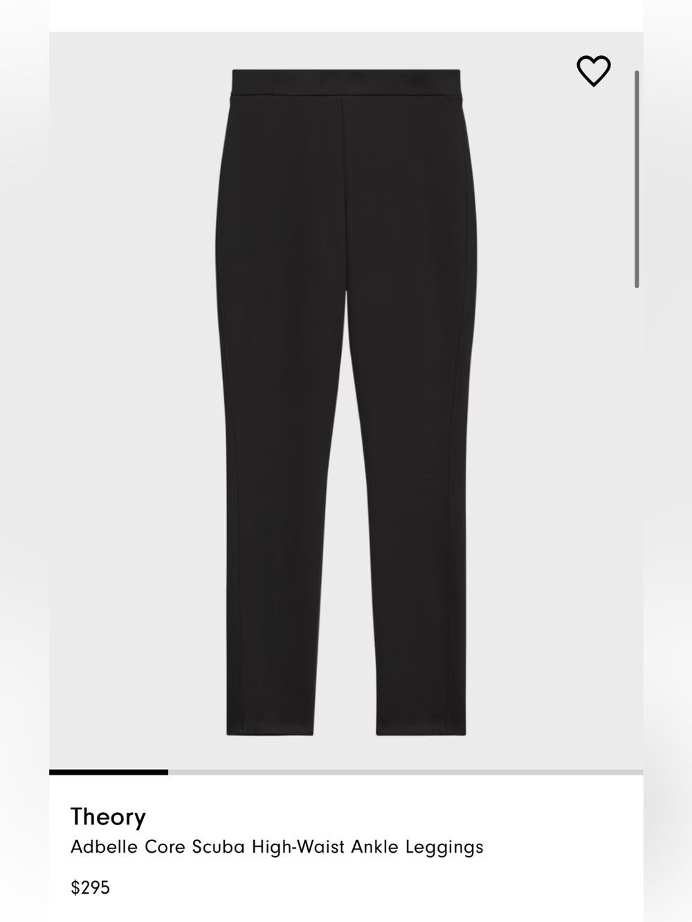 Theory Black High-Waist Tailored Pants
